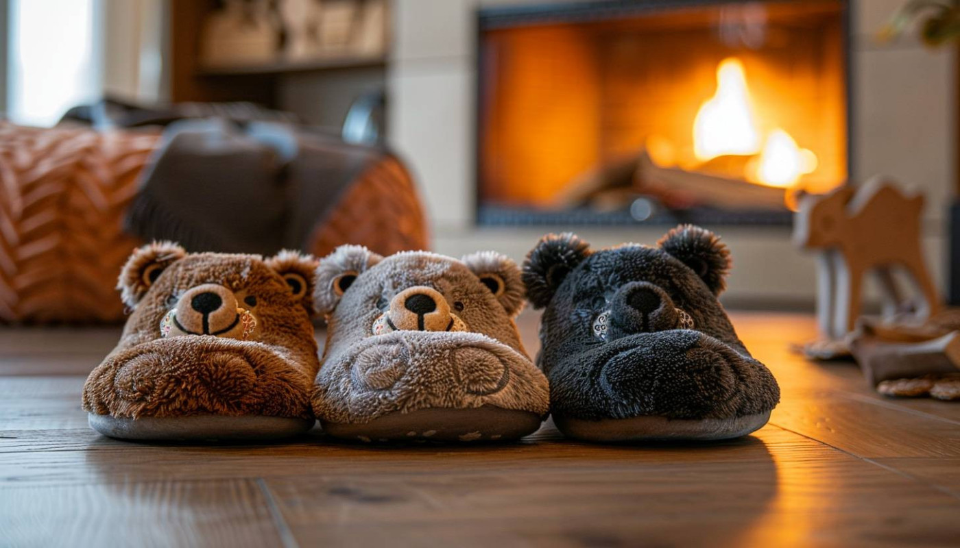 Confort et Fantaisie : tout sur les chaussons ours, ourson et pattes d'ours pour hommes