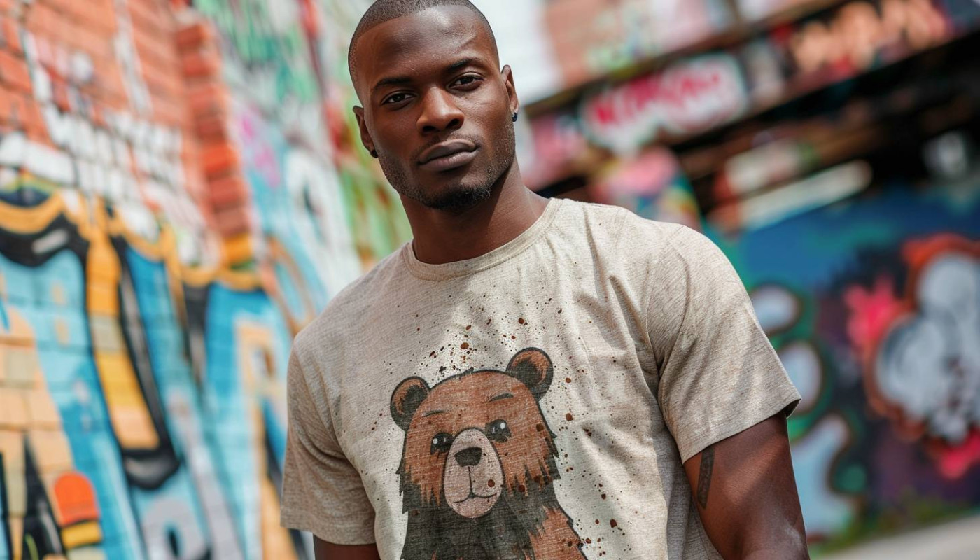 Découvrez le T-shirt Ourson : Tendance chez les Hommes avec un Nounours